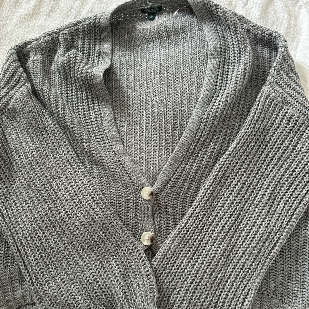Gray Cardigan Size L $30